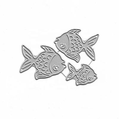 China Europe Goldfish XY115 3PCs Metal Cutting Embossing Dies For DIY Scrapbook Book Paper Cards Decorative Embossing Crafts for sale