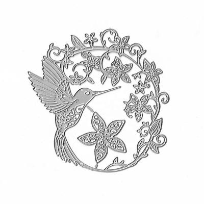 China XY180 Europe Bird Lace Hollow Border Dies DIY Greeting Card Scrapbook Stencil Cutting Dies Metal Embossing Stencil for sale