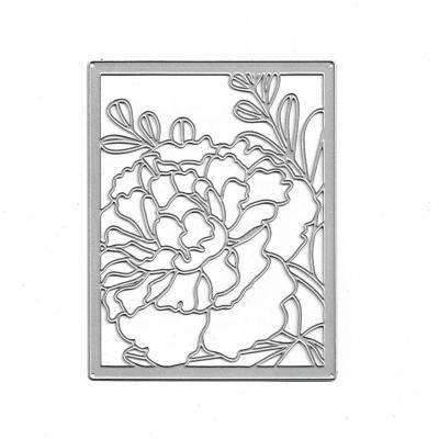 China Large Europe XY091 Flower Frame Template One Stencils Scrapbooking Metal Craft Metal Cutting Dies For DIY Craft Home Decoration for sale