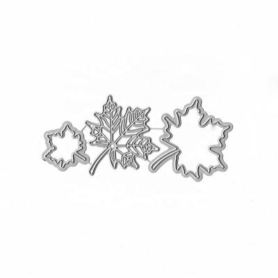 China XY130 Europe Maple Leaves Cutting Die For DIY Scrapbooking Embossing Photo Album Handmade Stenciling Craft Cutting Dies for sale