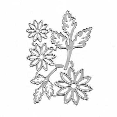 China Europe XY137 Wholesale Leaves and Flowers Metal Die Cuts Papercraft DIY Hand Embossing Die Cuts For Card Making for sale