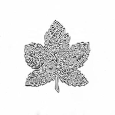 China XY142 Europe Top Selling Maple Leaf DIY Scrapbooking Album Paper Cards Making Decorative Crafts Embossing Cutting Die for sale