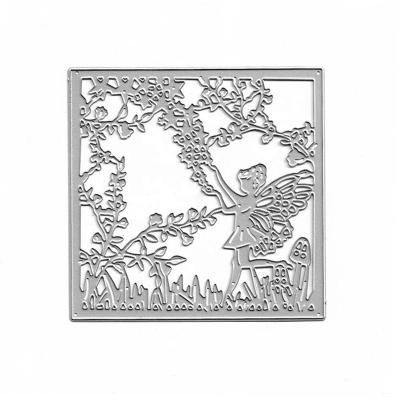 China Europe XY122 Fairy Flower Frame Etching Dies Paper Craft Decoration Kids Engraving Craft DIY Metal Embossing Cutting Dies Stencil for sale