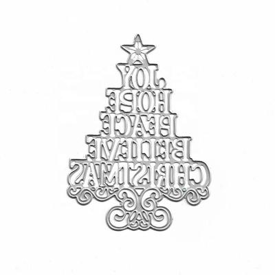 China Europe Christmas Tree Metal Cutting Dies XY125 DIY Scrapbooking Album Paper Cards Making Decorative Crafts Embossing Etched Dies for sale