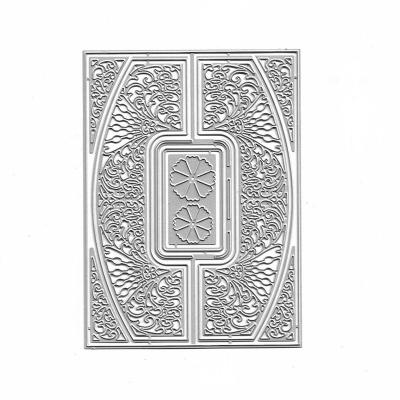 China XY079 Europe Pattern Geometric Frame Etched Stencil Dies Embossing Dies For Creative Cardmaking DIY Craft for sale