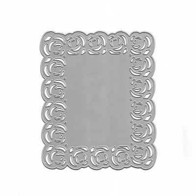 China XY132 Europe Roses Frame Metal Dies For DIY Scrapbooking DIY Album Paper Craft Hand Craft Embossing Cutting Dies for sale