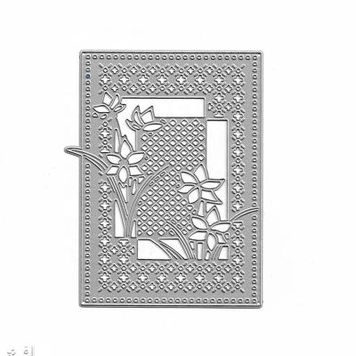 China XY169 Europe Flower Grid Dies DIY Scrapbooking Album Frame Etched Paper Cards Decoration Craft Metal Dies Frames for sale