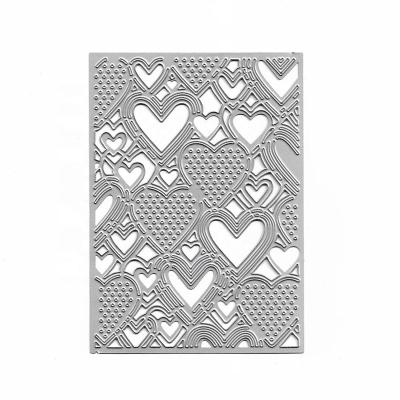 China XY093 Europe Square Frame Cutting Dies Metal Template Heart Shaped Die Scrapbooking DIY Stencils For Hand Made Scrapbook Cards Decoration for sale