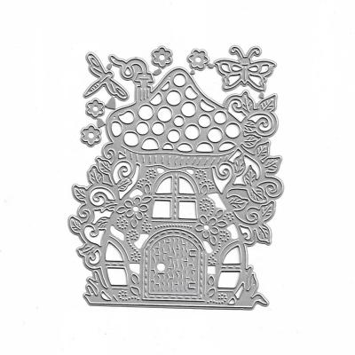 China XY084 Europe Mushroom House DIY Cutting Dies Metal Template Scrapbooking Die Stencils For Hand Made Scrapbook Cards Decoration for sale