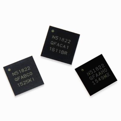 China New and original IC nRF51822-QFAA-R QFN-48 standard integrated circuit nRF51822 for sale