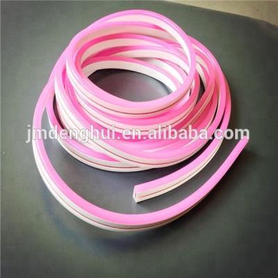 China 2.5CM Cut Unit Silicone Neon Cable SMD2835 DC12v Outdoor Decoration Silicone Neon Strip for sale