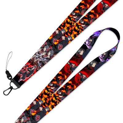 China Nylon Japanese Animation Lanyard Keychain Pendant Can Be Split Cassette String Bracelet for sale