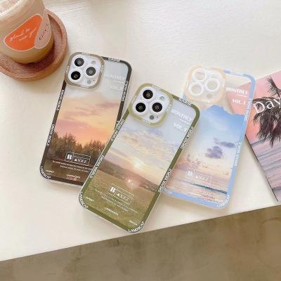 China Cute Shockproof Phone Case For iPhone 14 13 12 11 Pro Max 3D Painting Lens Protector for sale