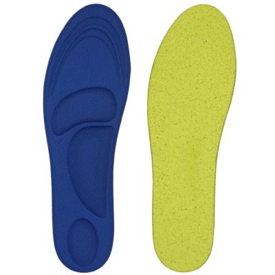 China Shoe Inside Soft Shock Absorption Massage Memory Foam Insole Deodorant Arch Support Ortholite Foam Insole for sale