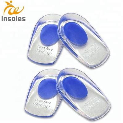 China Protect Heels Heel Cushions Inserts Gel Heel Cups For Teeth Heel Plantar Fasciitis for sale