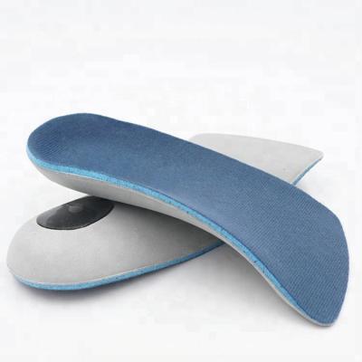 China Shoe Inside Dongguan Amazon Supplier 3/4 Orthotic Insoles With Arch Support And Heel Cup for sale