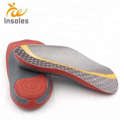 China Shoe Inside 3/4 Flat Feet Insoles Soft PU Arch Support for sale