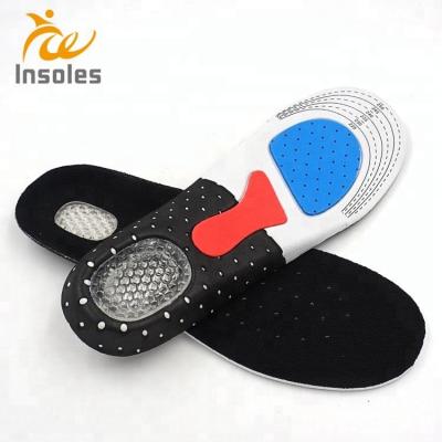 China Shoe Inside Sport Comfort Insoles Silicone Gel Heel Cushion For Shock Absorption, Foot Massage Silicone Cuttable Insoles Ball for sale