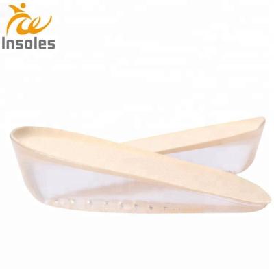 China Shoe Inside Heel Lift Inserts Gel Height Increase Insoles,Medical Silicone Heel Cushion Shoe Insoles For Women for sale