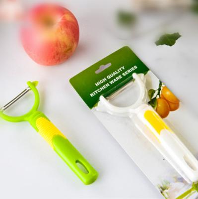 China Sustainable PP+Stainless Steel Peeler For Using Fruits Or Vegetables, Fruit And Vegetable Peelers for sale