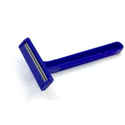 China 2021 Amazon hot-selling twin blade manual razors are fashionable and lightweight accepting custom razors for sale