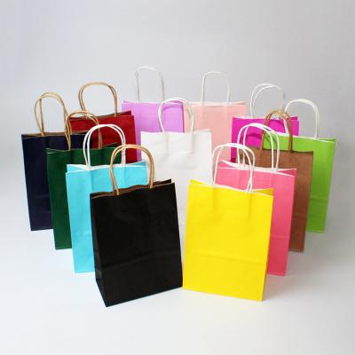 China Recyclable Custom Logo Kraft Paper Bag Clothing Shopping Bag Gift Packaging Tote Bag for sale