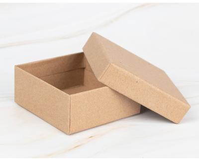 China High Quality Corrugated Square Paper Boxes Recyclable Cardboard Paper Jewelry Box Necklace Ring Earrings Bracelet Jewelry Gift for sale