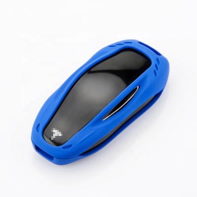 China Accessories MODEL Shell Pocket For Tesla Model X Non-Toxic Key X Car ABS Cover Holder Key Case Keychain for sale