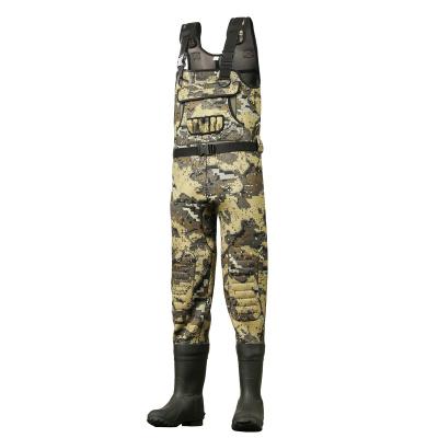 China USA 8 Size Unisex Neoprene Chest Wader With Rubber Bootfooted for sale