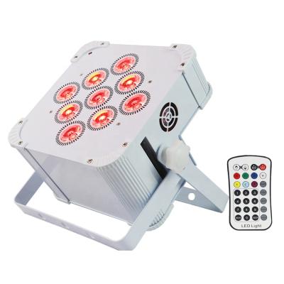 China Free Shipping Party Sample Order 2.4G Wireless DMX Battery Power Up Light With IR Remote Control for sale