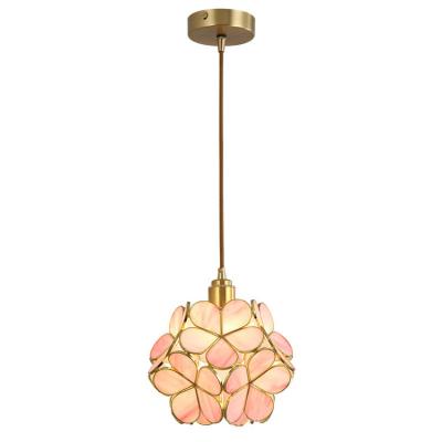 China Modern Chandelier 2700-3000K Hot Selling Copper + Modern Glass Modern Led Pendant Light for sale