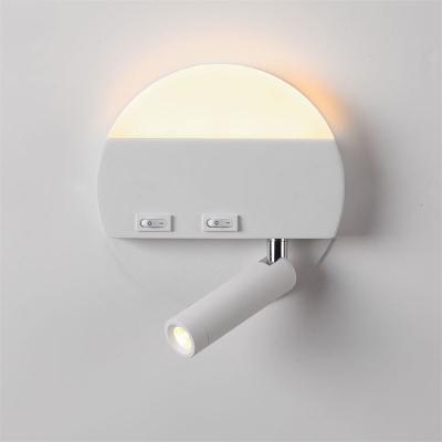 China New style modern high quality low price indoor simple wall lamp bedside reading lamp for sale