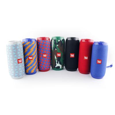 China Wholesale TG117 Portable BT Usb Party Computer Wireless Colorful Wireless Loudspeaker Portable Cylindrical Speaker For Mobile Phone for sale