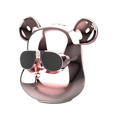 China 2022 Innovative Funny Wireless Shining Bear Speaker Portable Wireless Music Radio Speaker for sale