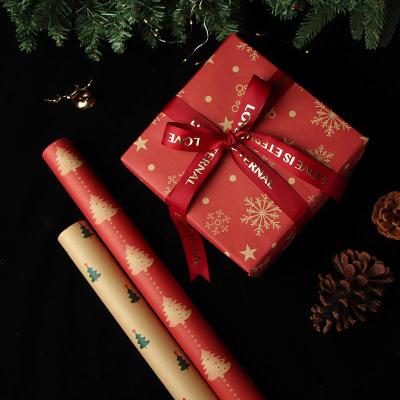 China Recycled Materials Logo Printed Gift Wrapping Paper Custom Tissue Paper For Your Packaging And Promotions for sale