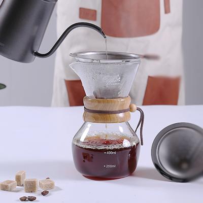 China V01/V02 Stainless Steel Double Wall Drip Coffee Filter Flow Device Stored Reusable Coffee Filter Baskets for sale