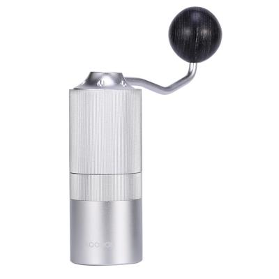 China Stocked Mini Hand Crank Manual Coffee Grinder With Adjustable Setting for sale