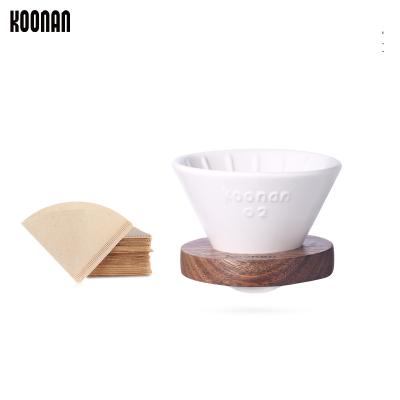 China V60 Wholesale Hot Sale Amazon Coffee Filter Baskets High Quality Stocked Coffee Filter Holder for sale