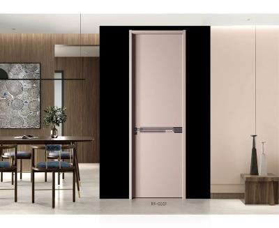 China Windproof Customized melamine wooden doors with simple design, flat wooden doors with good quality for sale