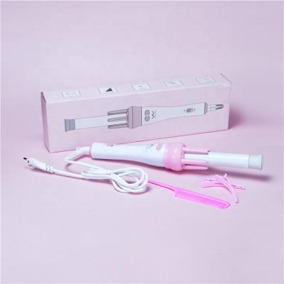 China High Quality Professional Automatic Ceramic Triple Hair Curler Electric Round Hair Curling Iron Barrel 110-220V for sale