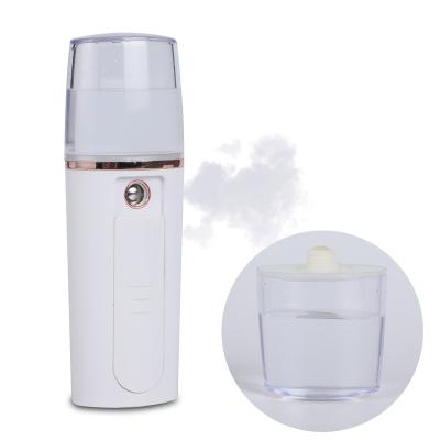 China Portable Ionic Facial Steam Humidifier Spray Moisturizer Moisturizer Nano Mist Sprayer for sale