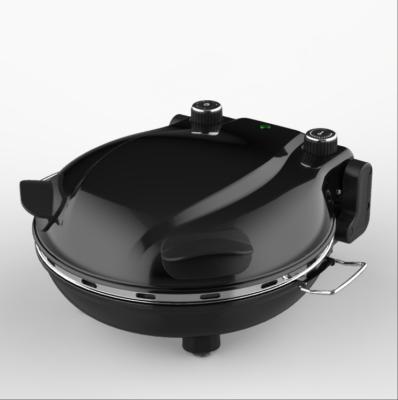 China New Hot Stone Oven Deep Pan High Heat Hotel Sales Round 12 Inch Pizza Maker Oven Pizza Ovens for sale