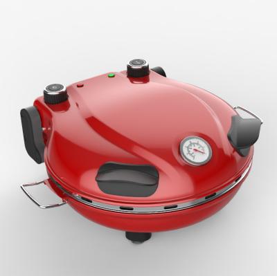 China Ceramic stone electric kneader machine electric pizza grill oven hotel use pizza oven family high fire pizza maker for sale