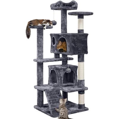 China Cat Condo Scratching Posts Stored with the Cat Furniture Jumping Platform for sale