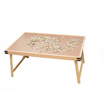 China Portable Wooden Adjustable Folding Puzzle Board Board Eco-friendly Material for sale