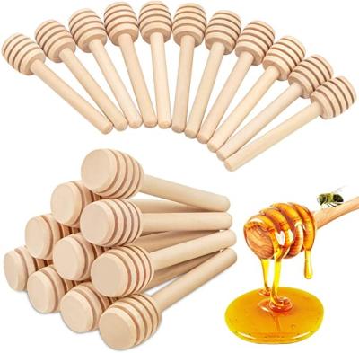 China Viable Wooden Honey Dipper, 3 Inch Mini Honeycomb Stick, Honey Stirrer Stick for sale