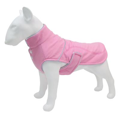 China Viable Wholesale Autumn And Winter Warm Cotton Luxury Dog Vest Large Clothes Reflective Pet Apparel Accessories Dog Vest for sale