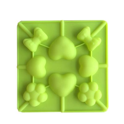 China Sustainable Custom Lollipop Chocolate Silicone Molds For Candy for sale