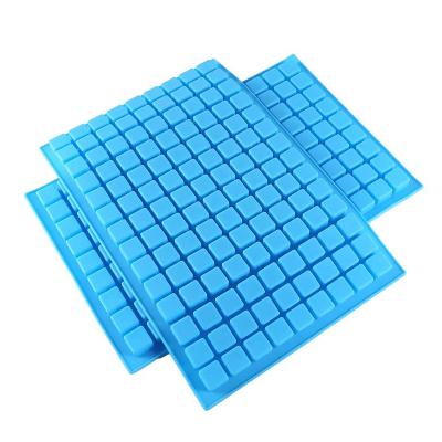 China Sustainable 3D Silicone Fondant Custom Cake Decorating Molds Square Chocolate Molds Tool for sale