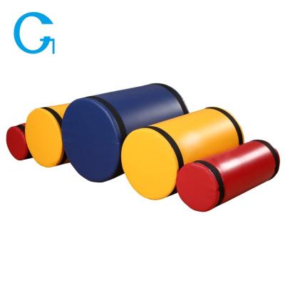 China Physical Training Children Kids Soft Gym Toys 5 Piece Cylindrical Barrel Set for sale